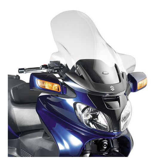 Bulle Givi D263ST Suzuki An 650 Burgman Executive 2002-2012 - Incolore