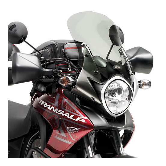 Bulle Givi D313S Honda XL 700V Transalp 2008-2013 - Fumé