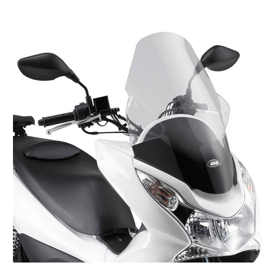 Bulle Givi 1163DT + Kit Fixation Pour Honda PCX 125 2018-2020 - Bulle Haute Qualité Made In Italy