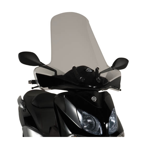 Bulle Givi D439ST MBK Cityliner 125 2007 - 2012 - Yamaha X-CITY 125 - 250 2007 - 2017 - Incolore