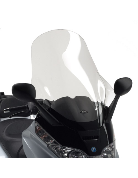 Bulle Givi D500ST Piaggio X8 125 - 150 - 200 - 250 - 400 2004 - 2010 X - Evo 125 - 250 - 400 2007 - 2011 - Incolore