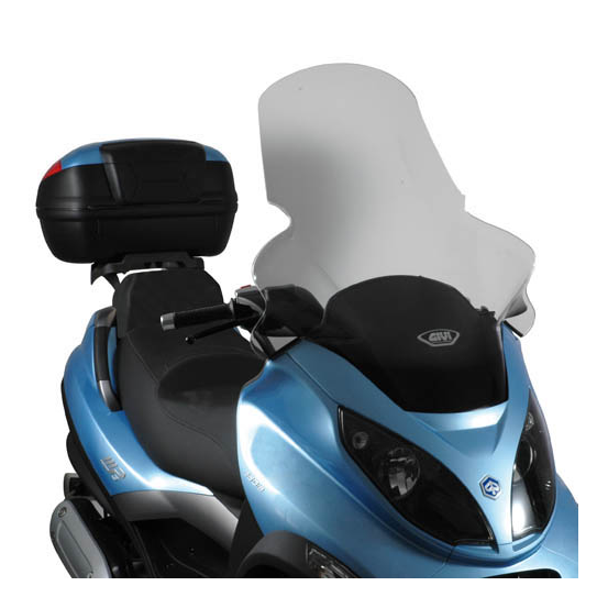 Bulle Givi D501ST Piaggio MP3 125-250-300-400 2006-2011 - Incolore