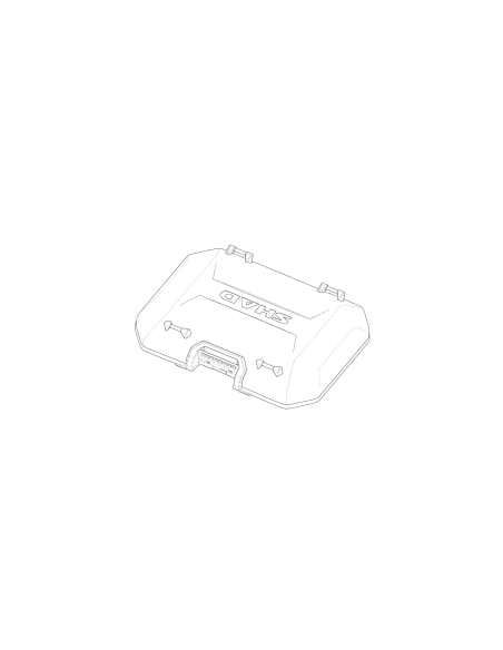Couvercle de Top Case SHAD Terra TR37 / TR48 Aluminium