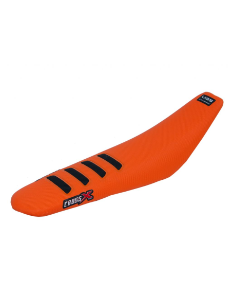 Housse de selle CrossX UGS WAVE KTM 85 SX 2018-2022 orange-noir
