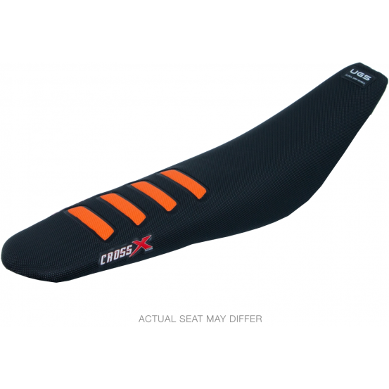 Housse de selle CrossX UGS WAVE KTM FREERIDE 2012-2018 Noir-Orange