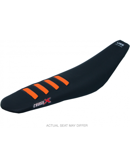 Housse de selle CrossX UGS WAVE KTM FREERIDE 2012-2018 Noir-Orange