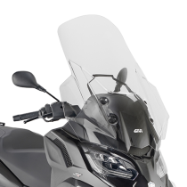Bulle haute Givi D5619ST Piaggio MP3 Hpe 400-400 SPORT-530 Exclusive 2022-2026 - Incolore