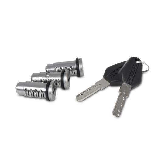 Kit serrure 3 barillets valises latèrales SHAD Terra TR36 / TR37