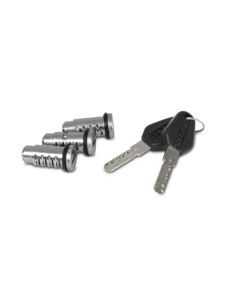 Kit serrure 3 barillets valises latèrales SHAD Terra TR36 / TR37