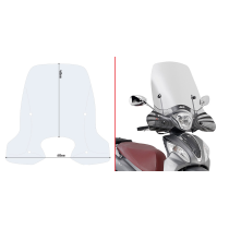 Bulle Givi D6116ST Kymco People One 125-150 2013-2025 - Incolore