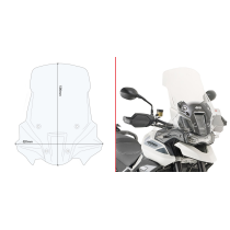 Bulle haute Givi D6415ST Triumph TIGER 900-900 GT 2020-2023 - Incolore