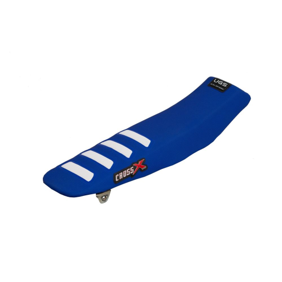 Housse de selle CrossX UGS WAVE YAMAHA 125-250 YZ 2002-2021 bleu-blanc