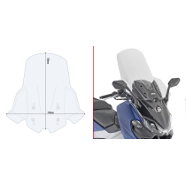 Bulle haute Givi D7060ST SYM MAXSYM TL 500 2020-2025 - Incolore