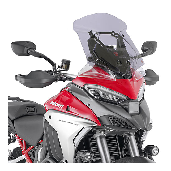 Bulle haute Givi D7413S Ducati Multistrada V4-V4 S 2021-2026 - Fumé
