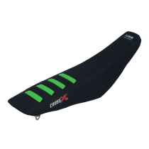 Housse de selle CrossX UGS WAVE KAWASAKI 85 KX 2014-2022 noir-vert