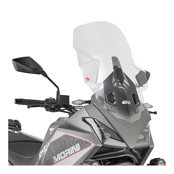 Bulle haute Givi D9350ST Moto Morini X - CAPE 649 2021-2024 - Incolore