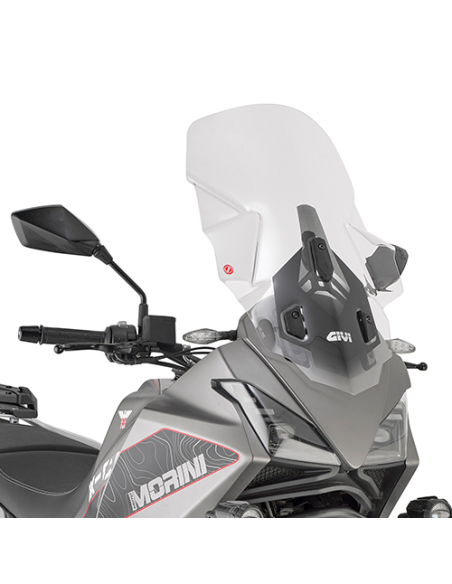 Bulle haute Givi D9350ST Moto Morini X - CAPE 649 2021-2024 - Incolore