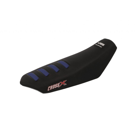 Housse de selle CrossX TALARIA 2023 Noir Bleu Bandes Bleu