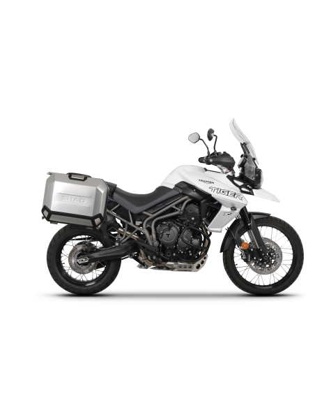 Supports valises latérales SHAD 4P System Triumph Tiger 800 XC / XR / XRX 2011-2024