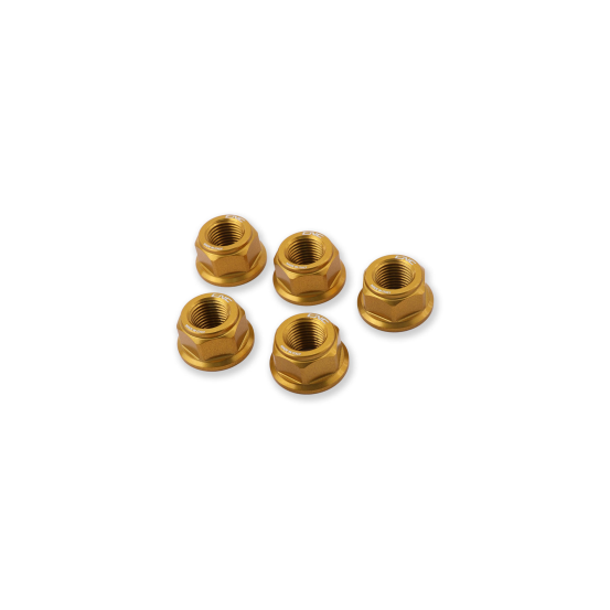 Kit de 5 écrous de couronne M10 x 1,25 CNC RACING