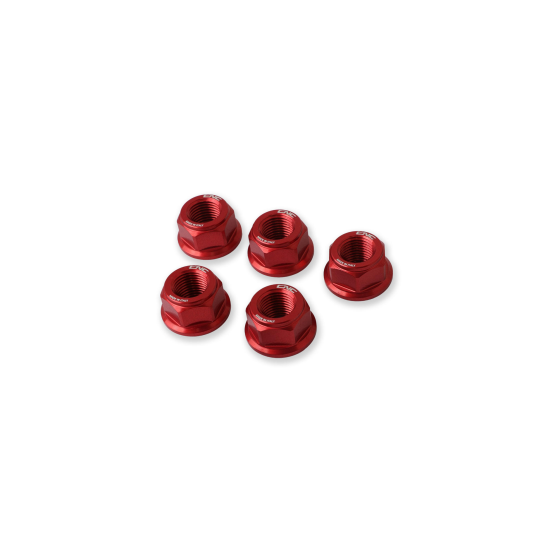 Kit de 5 écrous de couronne M10 x 1,25 CNC RACING