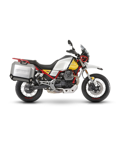 Supports valises latérales SHAD 4P System Moto Guzzi V85TT / Travel 2019-2023