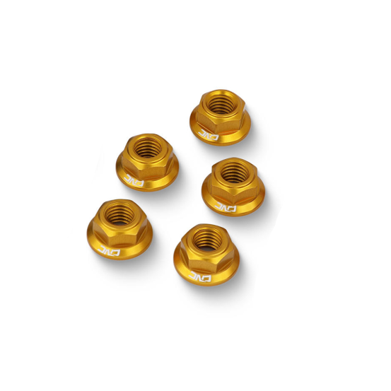 Kit de 5 écrous de couronne M8 x 1,25 CNC RACING