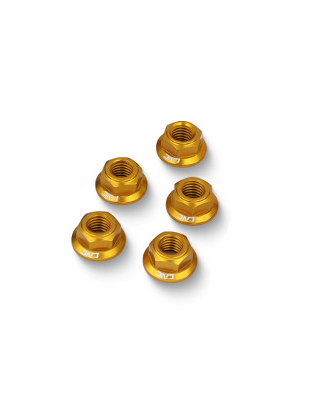 Kit de 5 écrous de couronne M8 x 1,25 CNC RACING