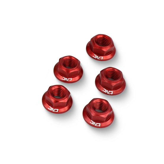 Kit de 5 écrous de couronne M8 x 1,25 CNC RACING