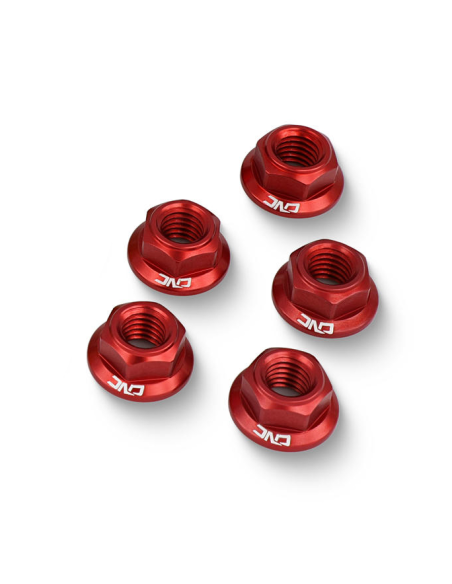 Kit de 5 écrous de couronne M8 x 1,25 CNC RACING