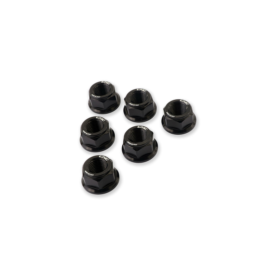 Kit de 6 écrous de couronne M10 x 1,25 CNC RACING