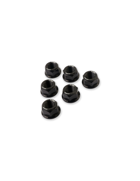 Kit de 6 écrous de couronne M10 x 1,25 CNC RACING