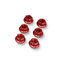 Kit de 6 écrous de couronne M8 x 1,25 CNC RACING - DUCATI