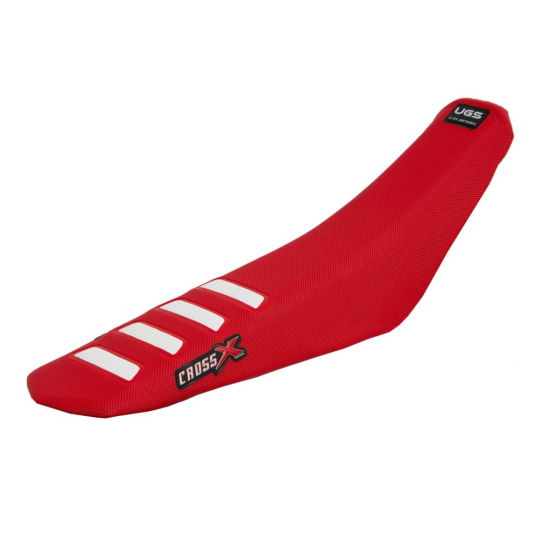 Housse de selle CrossX UGS WAVE HONDA CRF-R 2017-2021 rouge-blanc