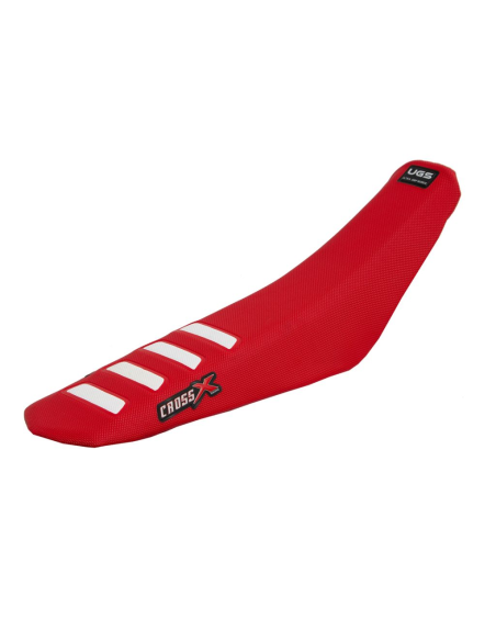 Housse de selle CrossX UGS WAVE HONDA CRF-R 2022-2026 rouge-blanc