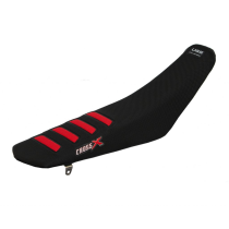 Housse de selle CrossX UGS WAVE HONDA CRF-R 2013-2017 noir-rouge