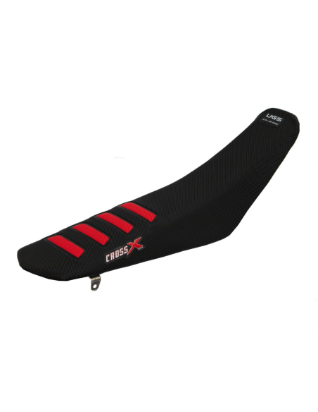 Housse de selle CrossX UGS WAVE GASGAS EC ECF 2012-2017 noir-rouge