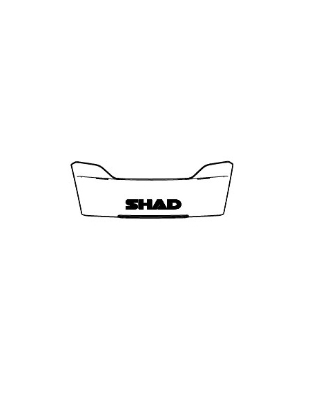 Kit remplacement catadioptre avec logo Top Case SHAD SH40