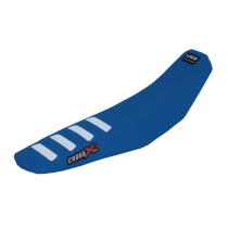 Housse de selle CrossX UGS WAVE TM MX 85 2008-2020 bleu-blanc