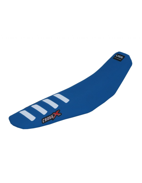 Housse de selle CrossX UGS WAVE TM MX 85 2008-2020 bleu-blanc