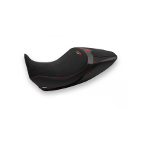 Housse de selle modèle Confort noire TAPPEZZERIA - Avec logo brodé - DUCATI DIAVEL 1260 2019-22