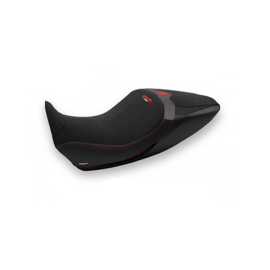 Housse de selle modèle Confort noire TAPPEZZERIA - Avec logo brodé - DUCATI DIAVEL 1260 2019-22