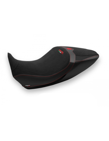 Housse de selle modèle Confort noire TAPPEZZERIA - Avec logo brodé - DUCATI DIAVEL 1260 2019-22