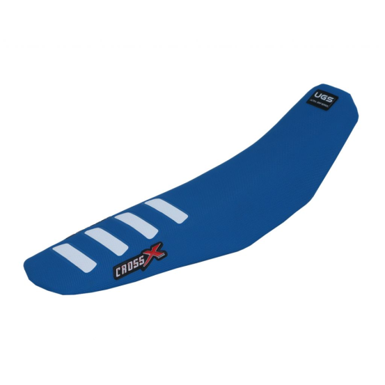 Housse de selle CrossX UGS WAVE TM MX-EN 2015-2020 bleu-blanc