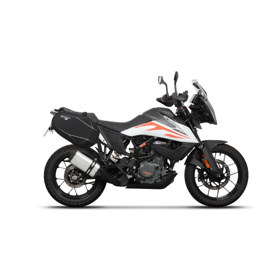 Supports écarteurs sacoches cavalières SHAD SE KTM Duke 390 Adventure 2020-2025
