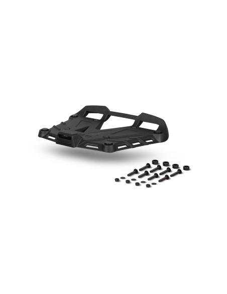 Platine / support Aluminium Top Case SHAD SH48 / SH50 / SH58X / SH59X / TR37 / TR48 / TR55 Noir - avec visserie