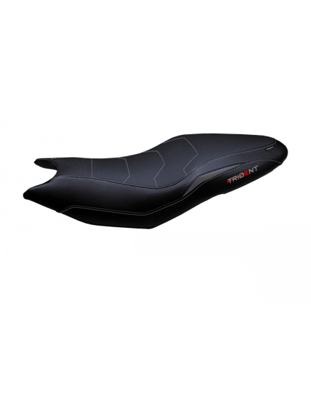 Housse de selle modèle Confort grise TAPPEZZERIA - Avec logo brodé - TRIUMPH TRIDENT 660 2021-22