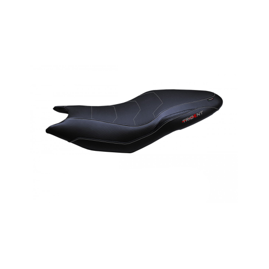 Housse de selle modèle Confort noire TAPPEZZERIA - Avec logo brodé - TRIUMPH TRIDENT 660 2021-22