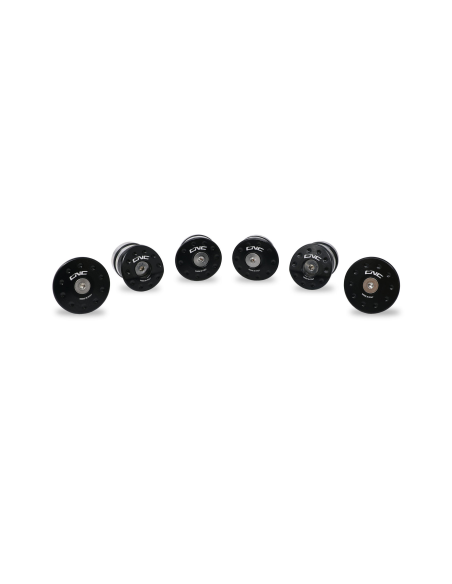 Kit de 6 bouchons de cadre CNC RACING - MV AGUSTA F3 675 / 800