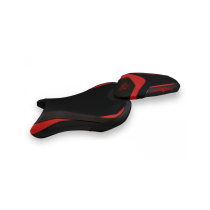 Housse de selle rouge TAPPEZZERIA - Avec logo brodé - TRIUMPH STREET TRIPLE 2017-22